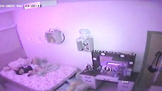 An older video of a caught sister thinking she is all alone all afternoon