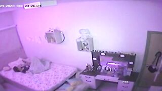 An older video of a caught sister thinking she is all alone all afternoon