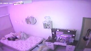 An older video of a caught sister thinking she is all alone all afternoon