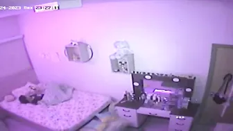 An older video of a caught sister thinking she is all alone all afternoon