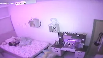 An older video of a caught sister thinking she is all alone all afternoon