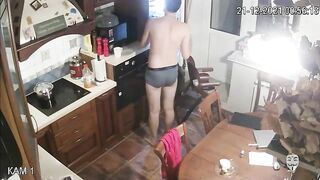 Fucking between a caught sister and her stepbrother shown on the hidden cam