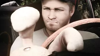 Clementine from Walking Dead featured in a truly twisted car fucking movie