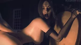 Dimitrescu hentai featuring big dick sliding in that vampiric fucking pussy