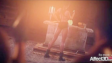 Tomb Raider Lara Croft getting gangbanged in a highly kinky fashion here