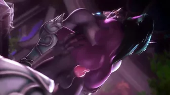Tyrande Whisperwind hentai action with gangbanging and other filthy stuff