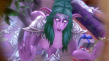 Tyrande Whisperwind hentai action with gangbanging and other filthy stuff