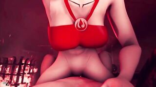 Azula hentai featuring amazing riding and one of a kind orgasm in sexy POV