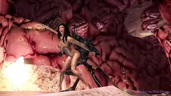 Call of Cthulhu - Hentai scene with twisted insectoid creatures that fuck hard