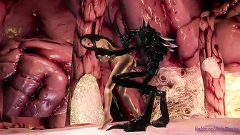 Call of Cthulhu - Hentai scene with twisted insectoid creatures that fuck hard