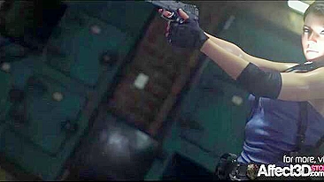 Jill Valentine hentai fucking with a great deal of monster cock blowjobs