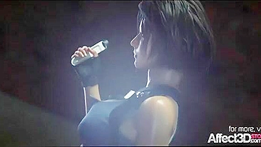 Jill Valentine hentai fucking with a great deal of monster cock blowjobs