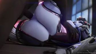 Widowmaker wants to make him lose control as she uses her sexy mouth here