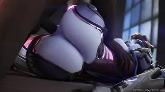 Widowmaker wants to make him lose control as she uses her sexy mouth here