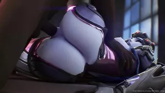 Widowmaker wants to make him lose control as she uses her sexy mouth here