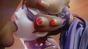 Widowmaker wants to make him lose control as she uses her sexy mouth here