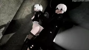 2B hentai compilation with a great deal of dick riding and filthy orgasms 2B hentai compilation with a great deal of dick riding and filthy orgasms