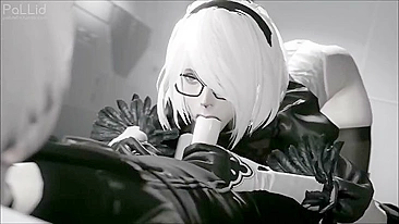 2B hentai compilation with a great deal of dick riding and filthy orgasms