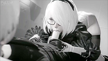 2B hentai compilation with a great deal of dick riding and filthy orgasms