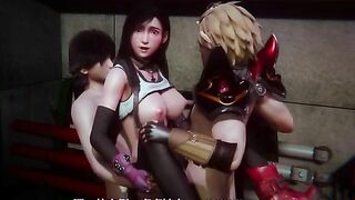 Tifa hentai featuring the hottest action with deep dicking and real orgasms