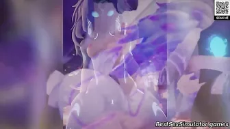 League of Legends hentai screwing with the horniest girls cumming happily