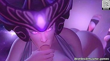 League of Legends hentai screwing with the horniest girls cumming happily