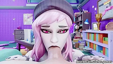 Fortnite hentai with a great deal of POV fucking and true orgasms in HD