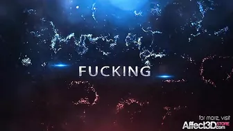 Hot redheaded with nice breasts is oging to fuck a strange creature too