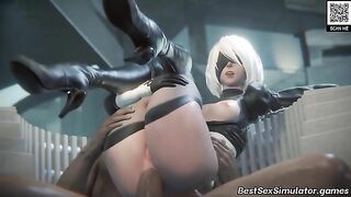 Nier girl with long legs is going to get rammed with a great deal of passion