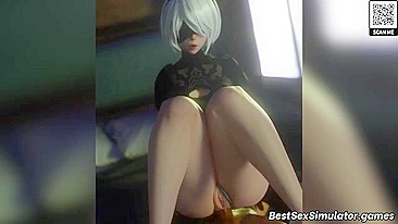 Nier girl with long legs is going to get rammed with a great deal of passion