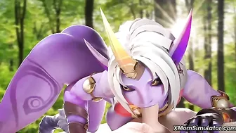 League of Legend hentai sex with a busty redhead that apprecaites brutal sex