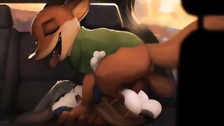 Zootopia hentai with a tight twat that gets violated from behind real hard