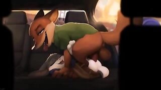 Zootopia hentai with a tight twat that gets violated from behind real hard