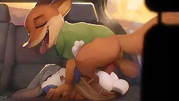 Zootopia hentai with a tight twat that gets violated from behind real hard