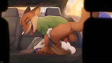 Zootopia hentai with a tight twat that gets violated from behind real hard