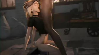3D Spider Gwen fucking with cowgirl action and the hottest fucking orgasms
