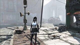 Limitless pleasure for Tifa from FFF in Fallout 4 with degarding fucking