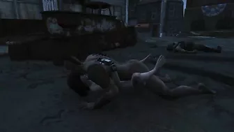 Limitless pleasure for Tifa from FFF in Fallout 4 with degarding fucking