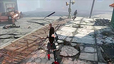 Limitless pleasure for Tifa from FFF in Fallout 4 with degarding fucking