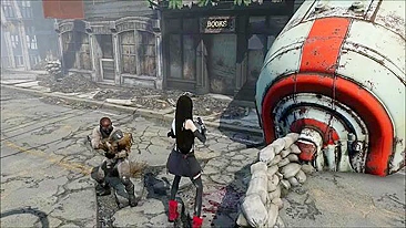 Limitless pleasure for Tifa from FFF in Fallout 4 with degarding fucking