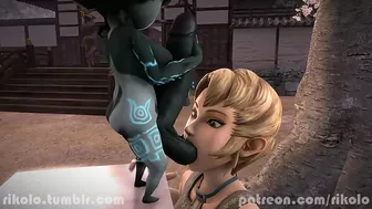 Futanari Midna gets it on with Ilia and the whole thing looks just brutal Futanari Midna gets it on with Ilia and the whole thing looks just brutal
