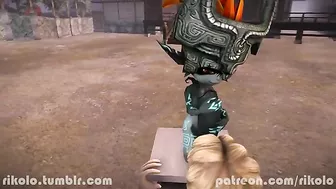 Futanari Midna gets it on with Ilia and the whole thing looks just brutal