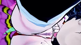 Demon Slayer girl is going to get fucked from behind in a taboo hentai video