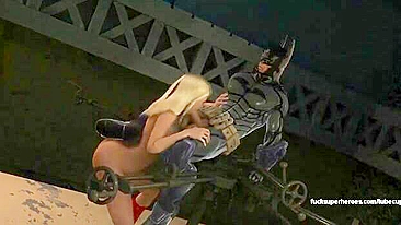 Supergirl sucking dick and getting fucked by Batman with no shame at all