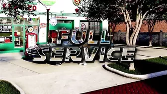 Car service gal fucking a wet pussy with her oversized futa cock outside