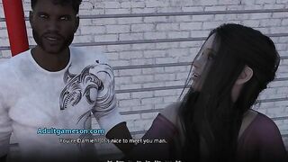 College girl practcing her oral skills in one of the best hentai fucking games