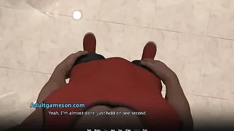 College girl practcing her oral skills in one of the best hentai fucking games