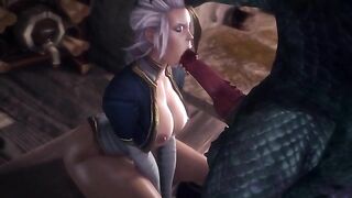 Warcraft hentai featuring hardcore deepthroating and POV loving with stretching