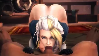 Warcraft hentai featuring hardcore deepthroating and POV loving with stretching