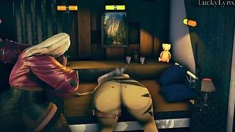 Deepthroat love wtih dark implications in a hardcore hentai HD sex scene